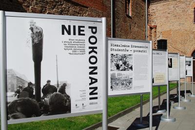 Niepokonani - wystawa czasowa pod Kościołem św. Józefa w Gdańsku 